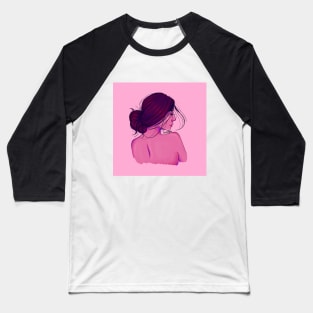 Pink girl Baseball T-Shirt